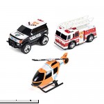 Maxx Action Light and Sound Rescue Vehicles 3-pack Colors & Styles May Vary  B01HCJGN6G